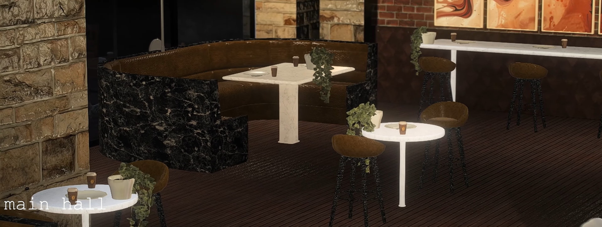 Sala dla gości Bean Machine